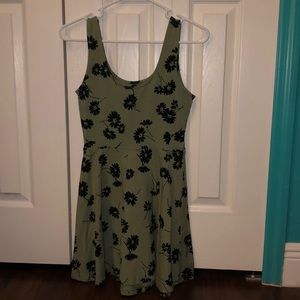 Olive Green Dress